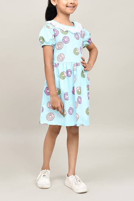 Buy_Petite Pomme_Blue Cotton Sky Aop Baby Girls Dress _Online_at_Aza_Fashions