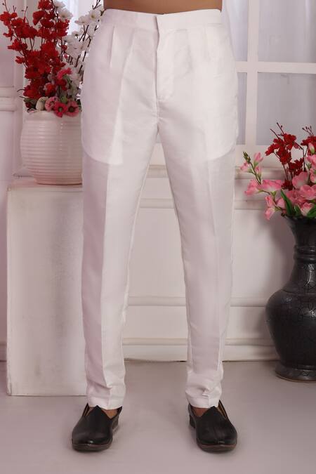 Arihant Rai Sinha_Pink Silk Embroidery Kurta Set With Aligadhi Pant _at_Aza_Fashions