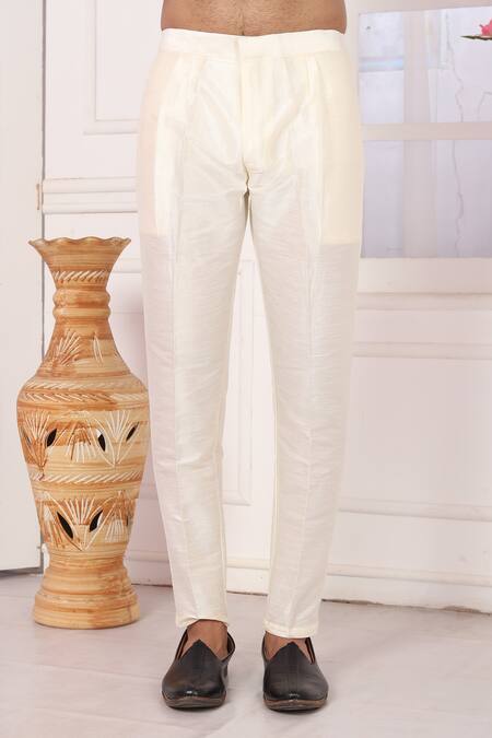 Arihant Rai Sinha_Green Silk Embroidery Pista Kurta Set _Online_at_Aza_Fashions