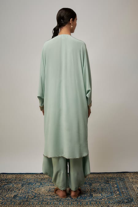 Payal Singhal Embroidered Yoke Kaftan Set 