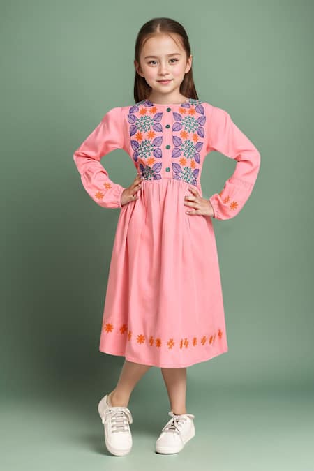 Samyukta Singhania Fit & Flare Cotton Dress 