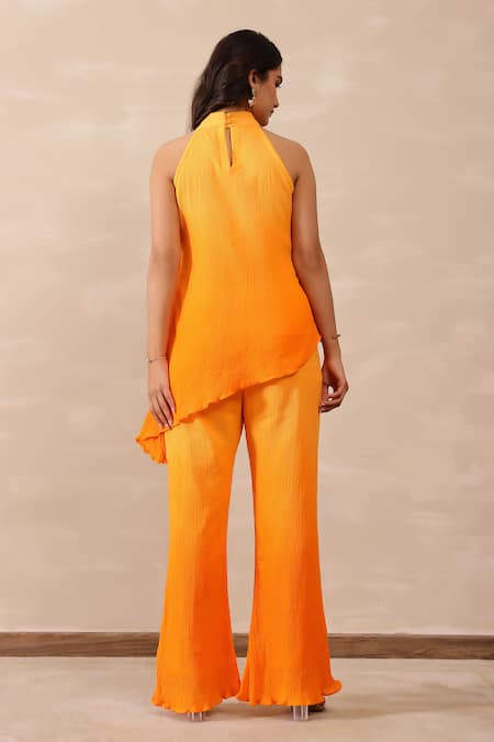 Masoomm Ombre Halter Neck Co-ord Set 