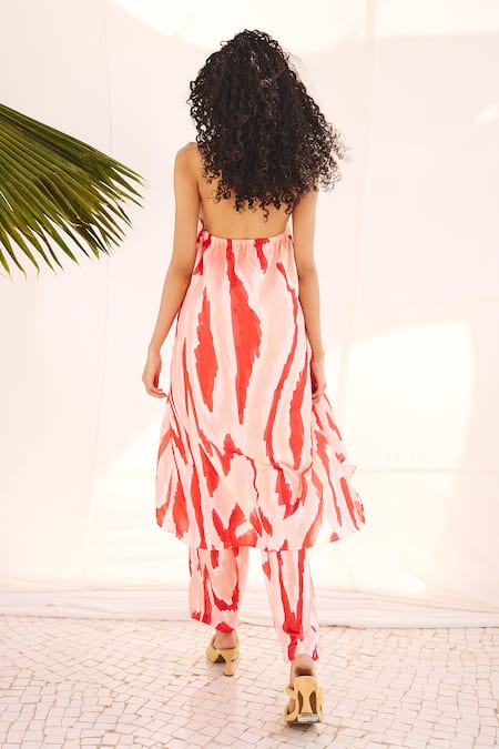 ZiP by Payal & Zinal Calf-Length Printed Kurta Set 