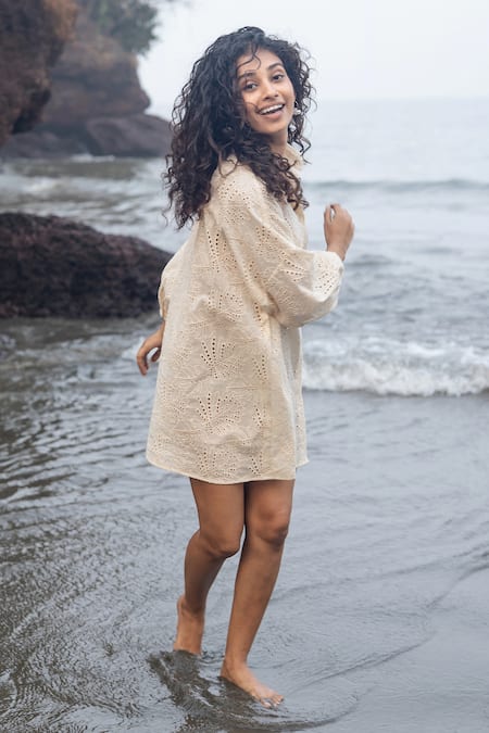 RAAS LIFE Hakoba Embroidered Cookie Dress 