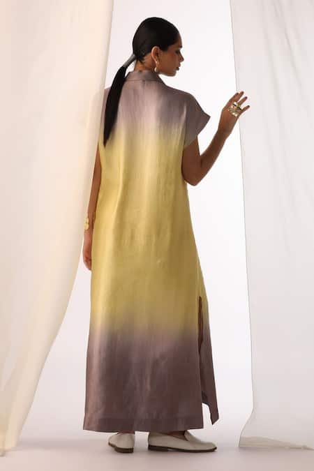 Myoho Multicolor Hand Embroidered Maxi Dress