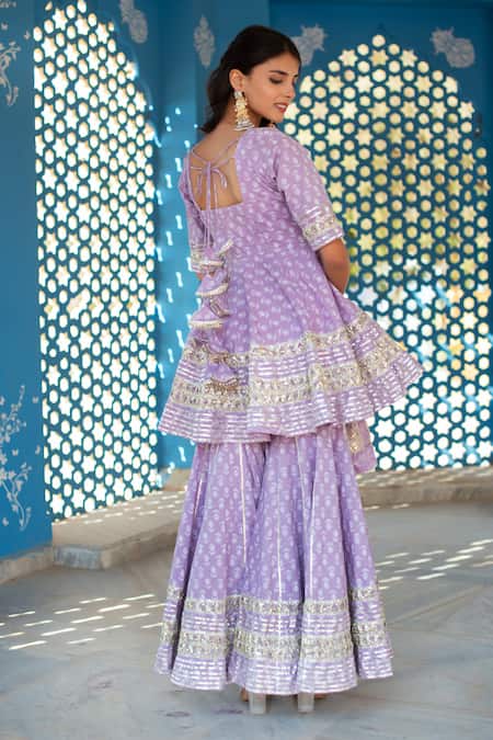 Pomcha Jaipur Printed Kurta Set  