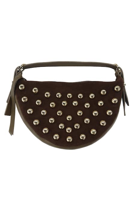 Trov Aylin Stud Crescent Handbag 