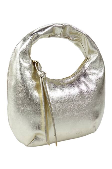 Shop_Trov_Gold Zain Mini Hobo Bag _at_Aza_Fashions