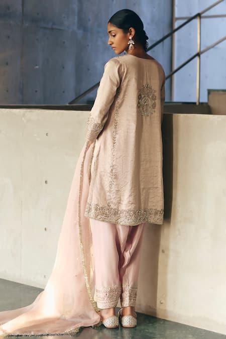 Label Nimbus Hand Embroidered Kurta Set 