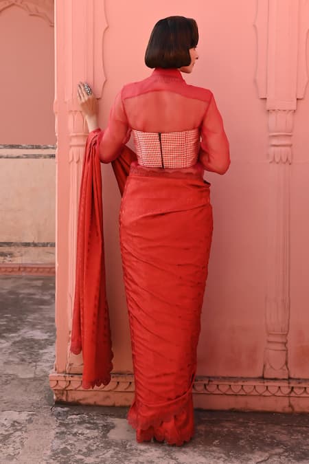 Kasturi Kundal O Haseena Tanchoi Handloom Saree 