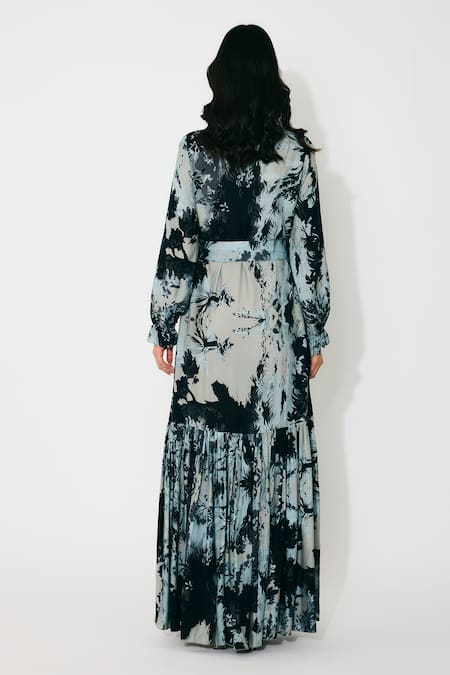 Koai Toile Print Long Maxi Dress 