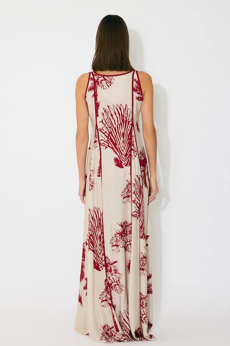 Koai Floral Sleeveless Long Maxi Dress