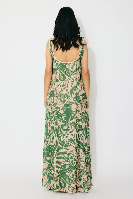 Koai Sleeveless Floral Maxi Dress 