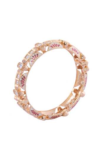 Buy Nazaakat By Samara Singh Cream Crystals And Red Stone Embellished Bangles Online at Aza Fashions Buy_Nazaakat By Samara Singh_Cream Crystals And Red Stone Embellished Bangles _Online_at_Aza_Fashions