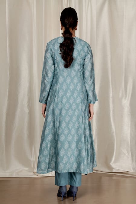 Aharin India Flared Kurta Set  
