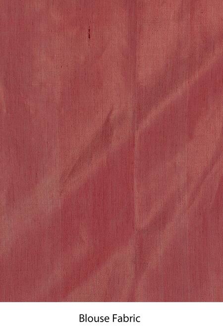 Buy_Amaara_Red Chanderi Silk Handloom Dark Saree 