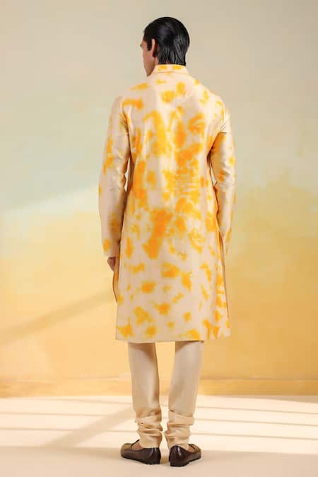 Label Niti Bothra Hand Dyed Shibori Kurta Set 