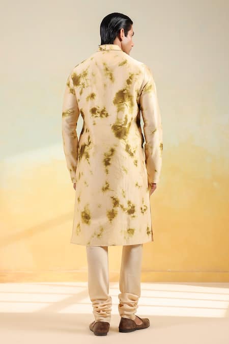 Label Niti Bothra Hand Dyed Shibori Kurta Set 