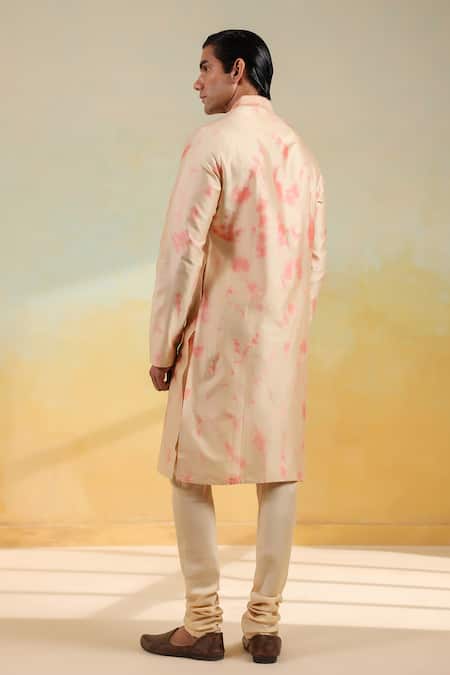Label Niti Bothra Hand Dyed Shibori Kurta Set 