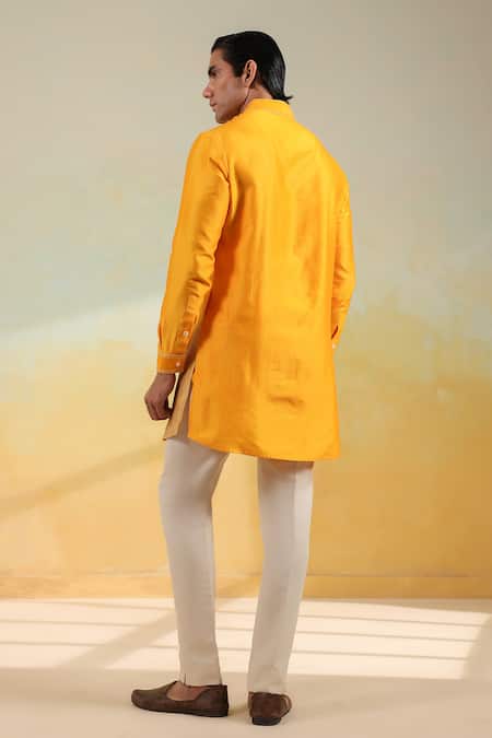 Label Niti Bothra Ombre Thread Embroidered Kurta 