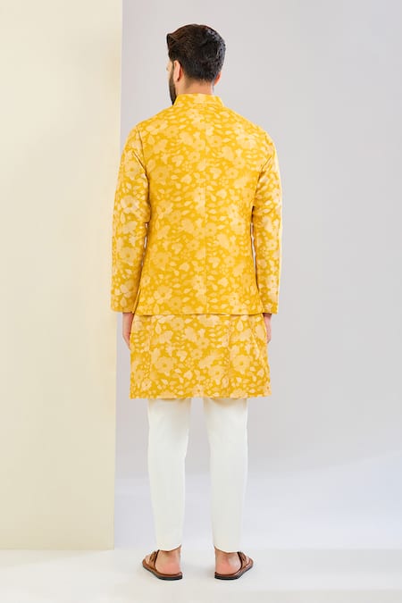 Shreyansh Designs Floral Chanderi Bundi Set 