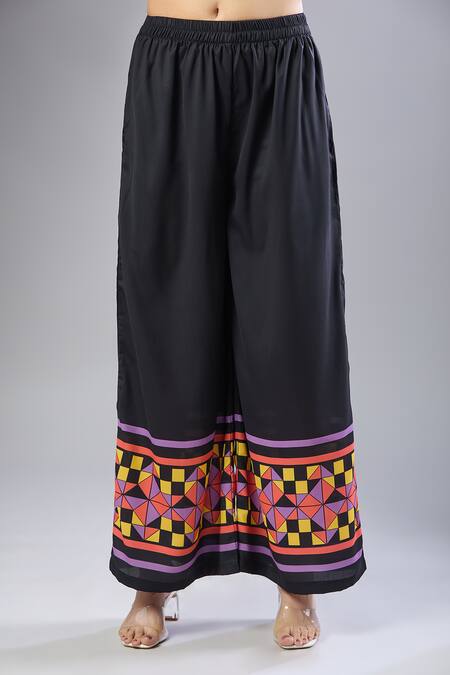 Naintara Bajaj Multi Color , Satin Printed Crepe Co-ord Set at Aza Fashions Naintara Bajaj_Multi Color , Satin Printed Crepe Co-ord Set _at_Aza_Fashions