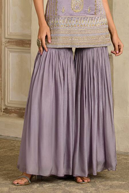 Buy Saahiil Kapoor Lilac Chanderi Silk, Chanderi, Silk, Organza Embroidery Aari Hand Work Kurta Set Online at Aza Fashions Buy_Saahiil Kapoor_Lilac Chanderi Silk, Chanderi, Silk, Organza Embroidery Aari Hand Work Kurta Set _Online_at_Aza_Fashions