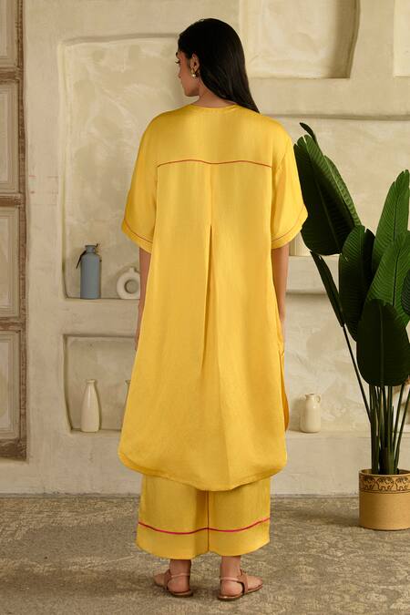 Saahiil Kapoor Surajmukhi Yellow Co-ord Set 