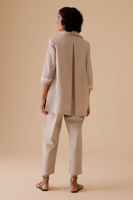 Bunka Embroidered Cotton Poplin Tunic 