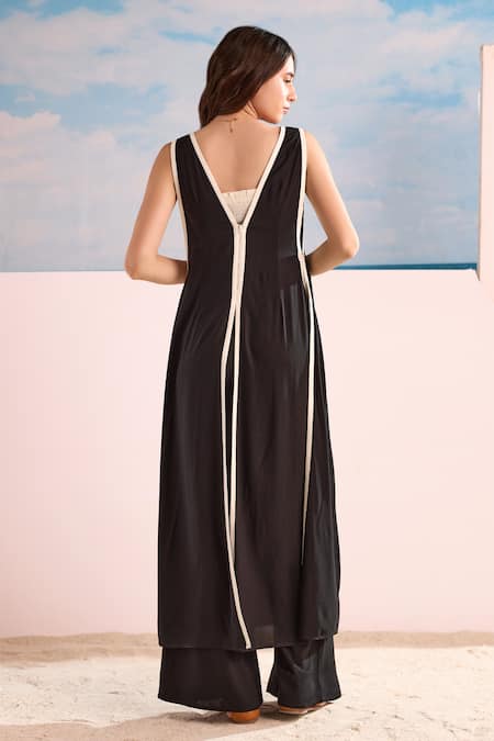 Zazu Black & Ivory Co-ord Set 