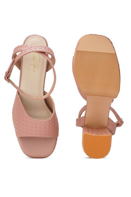 Shop_Sole House_Pink Blush Platform Block Heels _at_Aza_Fashions
