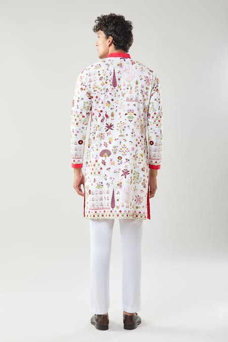 Taroob Printed Kashmir Art Kurta Set 
