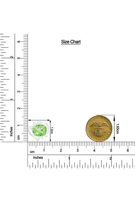 Buy Kicky & Perky Silver Plated Designer Green Amethyst Pendant Necklace Online at Aza Fashions Buy_Kicky & Perky_Silver Plated Designer Green Amethyst Pendant Necklace _Online_at_Aza_Fashions