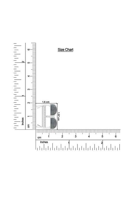 Kicky & Perky_Silver Plated Contemporary Moissanite Pendant Necklace _Online_at_Aza_Fashions