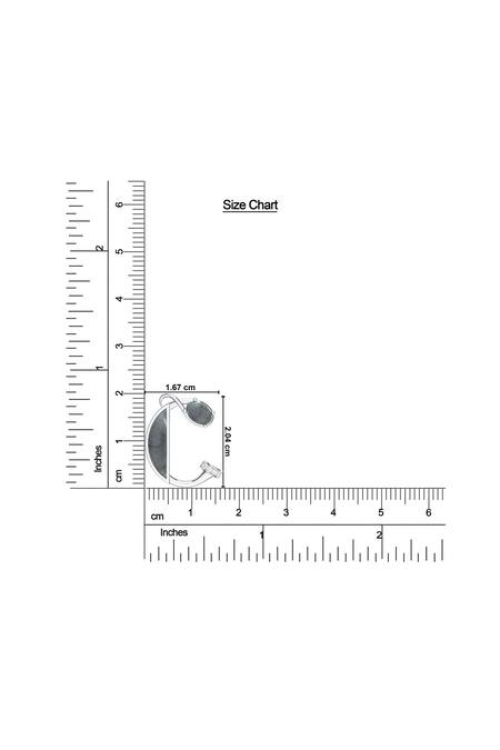 Kicky & Perky_Silver Plated Contemporary Moissanite Pendant Necklace _Online_at_Aza_Fashions