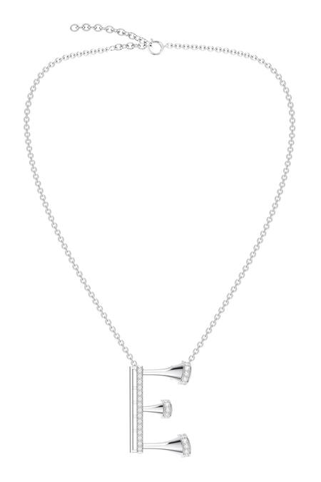 Kicky & Perky Contemporary Moissanite Pendant Necklace 