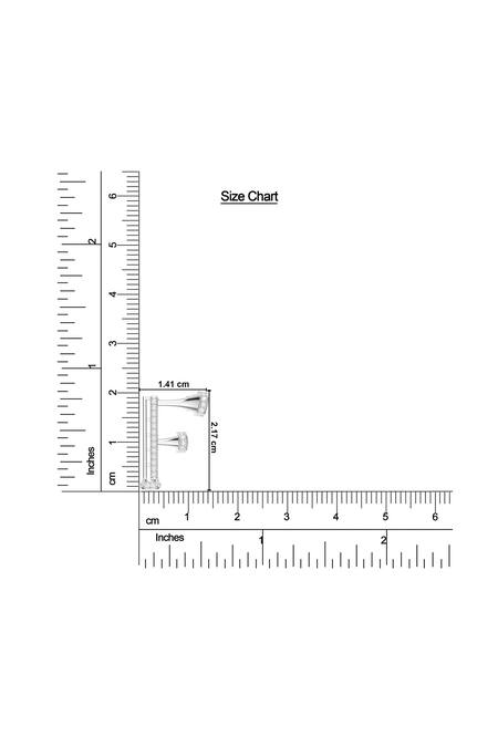 Kicky & Perky_Silver Plated Moissanite Sterling Pendant Necklace _Online_at_Aza_Fashions