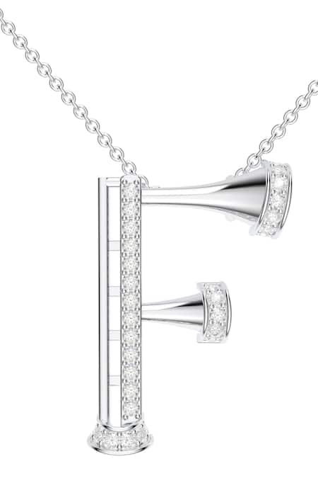 Kicky & Perky Moissanite Sterling Silver Pendant Necklace 