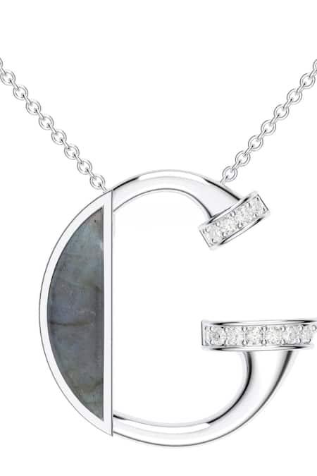 Kicky & Perky Contemporary Moissanite Pendant Necklace 