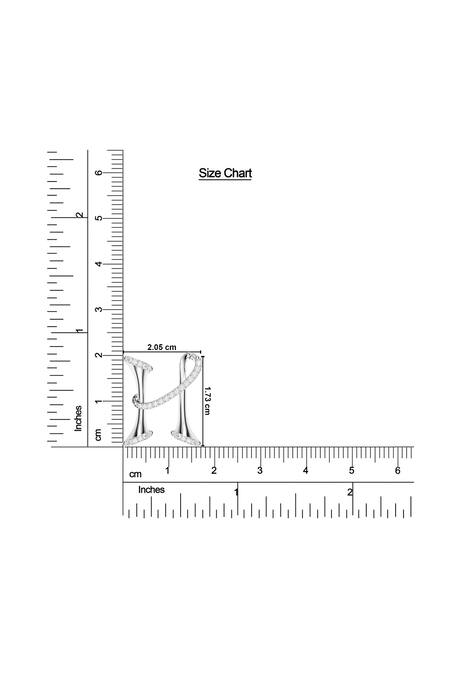 Kicky & Perky_Silver Plated Moissanite Pendant Necklace _Online_at_Aza_Fashions