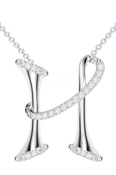 Kicky & Perky Moissanite Silver Pendant Necklace 