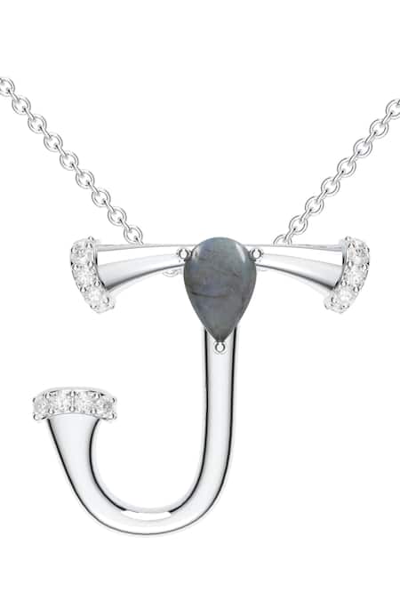 Kicky & Perky Contemporary Moissanite Pendant Necklace 