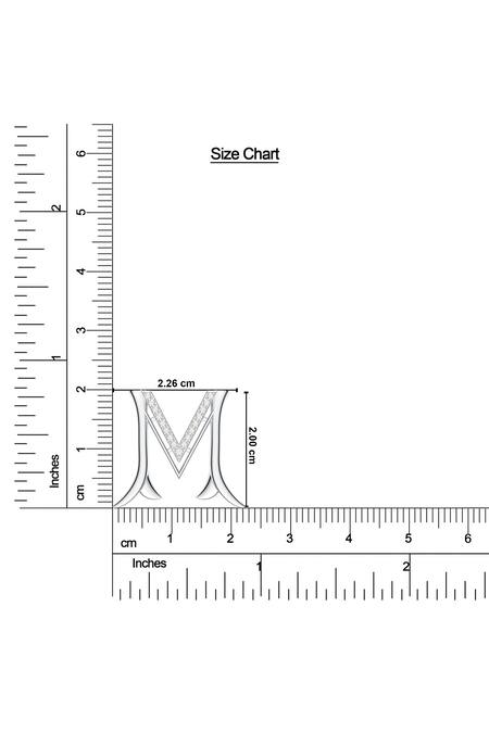 Shop_Kicky & Perky_Silver Plated Moissanite Initial Pendant Necklace _Online_at_Aza_Fashions