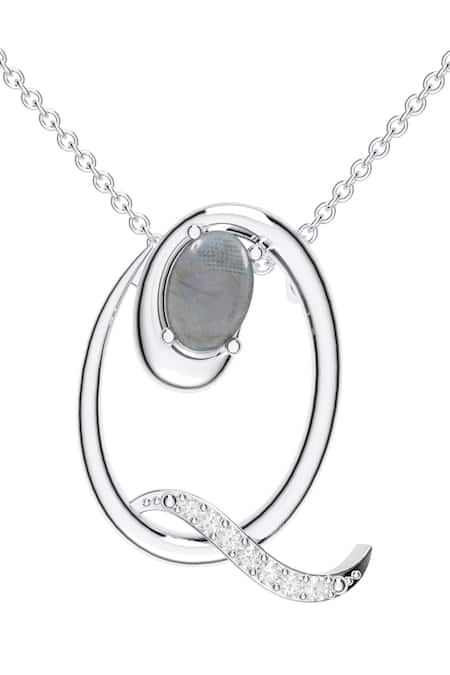 Kicky & Perky Contemporary Moissanite Pendant Necklace 
