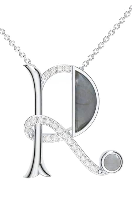 Kicky & Perky Contemporary Moissanite Pendant Necklace 