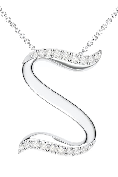 Kicky & Perky Moissanite Sterling Silver Pendant Necklace 
