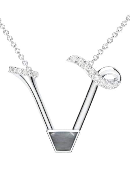 Kicky & Perky Contemporary Moissanite Pendant Necklace 