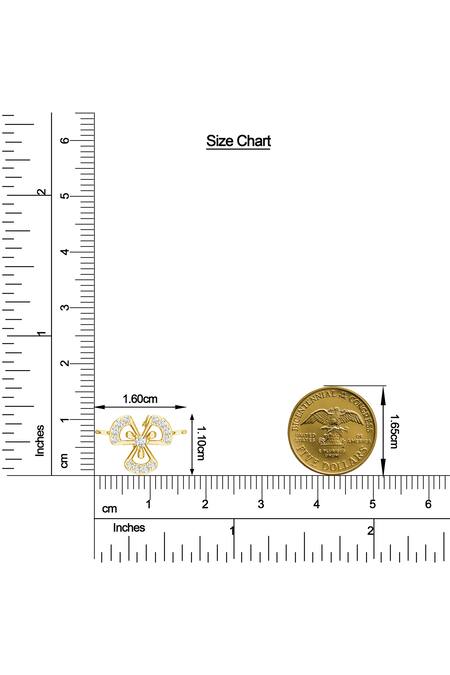 Shop_Kicky & Perky_Gold Plated Moissanite Motif Mangalsutra_Online_at_Aza_Fashions