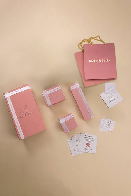 Buy_Kicky & Perky_Gold Plated Moissanite Motif Mangalsutra