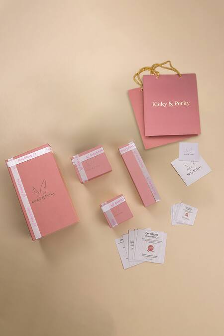 Shop_Kicky & Perky_Silver Plated Stones Moissanite Designer Bracelet_Online_at_Aza_Fashions